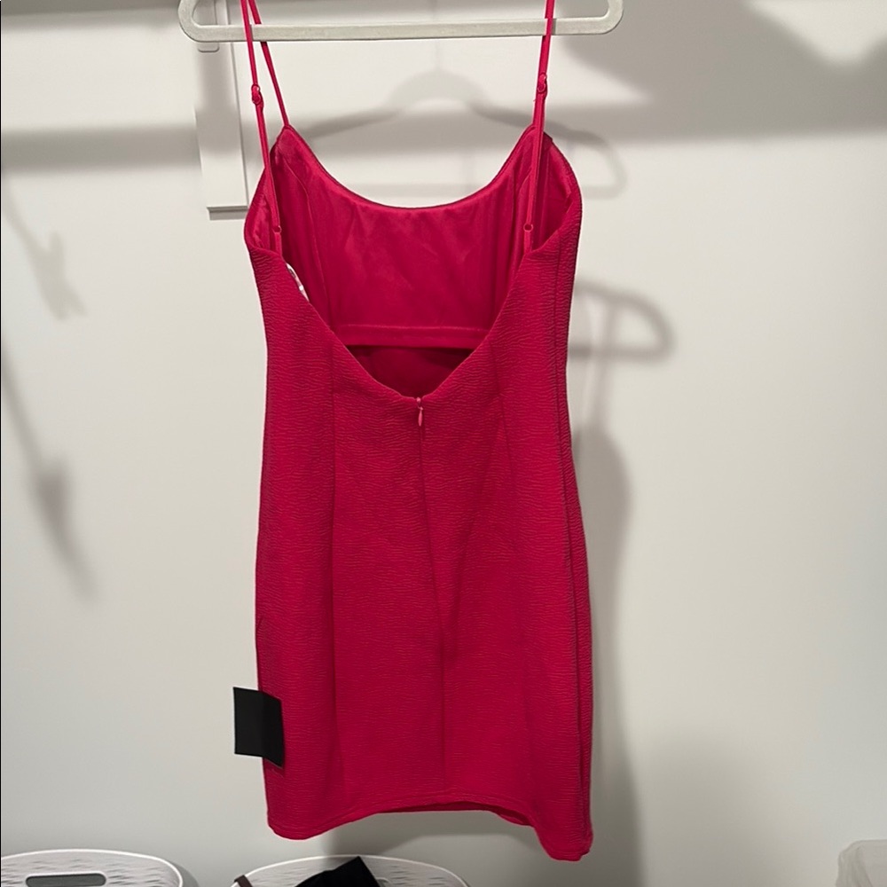Chic Pink Mini Dress - Picture 2 of 2